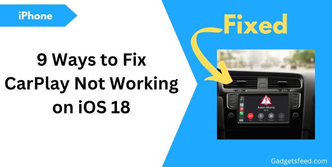 9 Ways to Fix Apple CarPlay Not Working